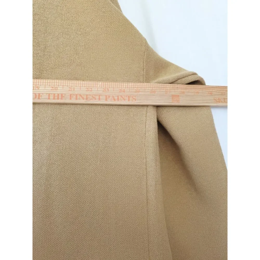 Lane Bryant Open-Front Coatigan Tan Brown‎ Knit Duster Womens Plus Size 18/20